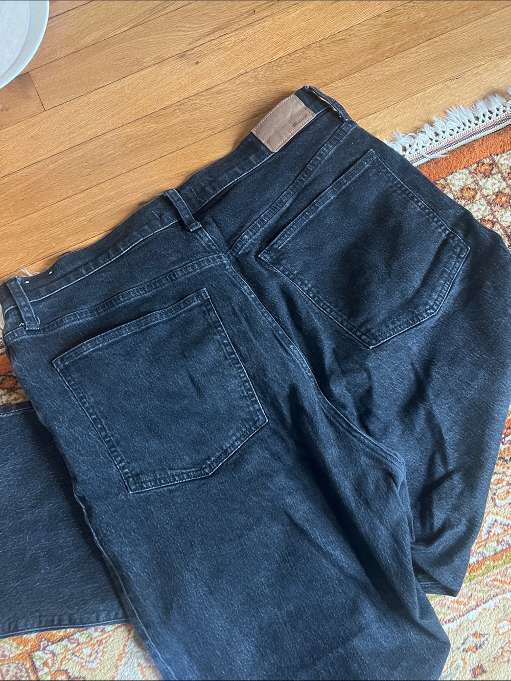 Madewell Black Jeans Size 32 - Picture 3 of 3